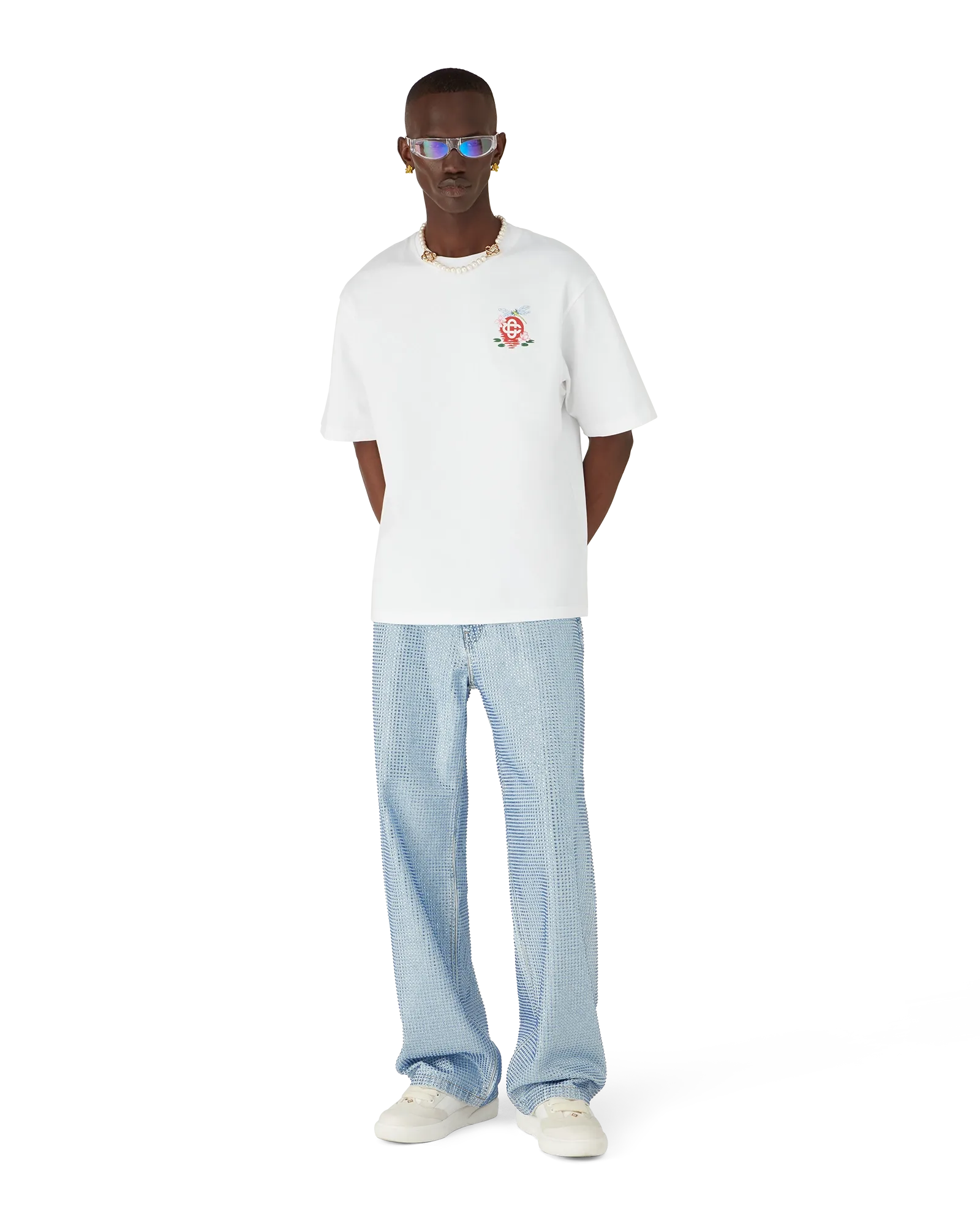 Dragonfly Floral Oversized Short Sleeve T-Shirt - Image 2