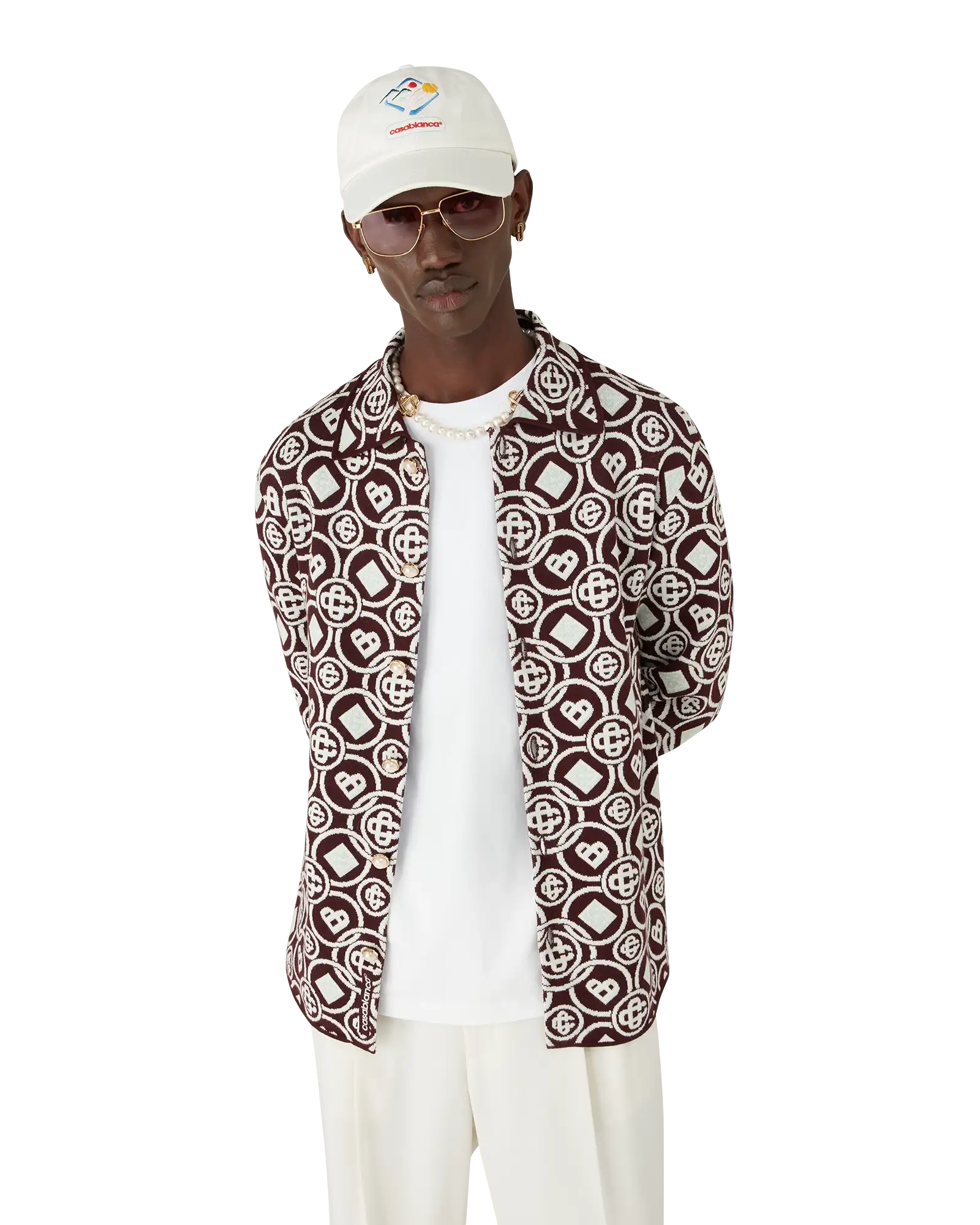 Monogram Cotton Knit Shirt - Image 4