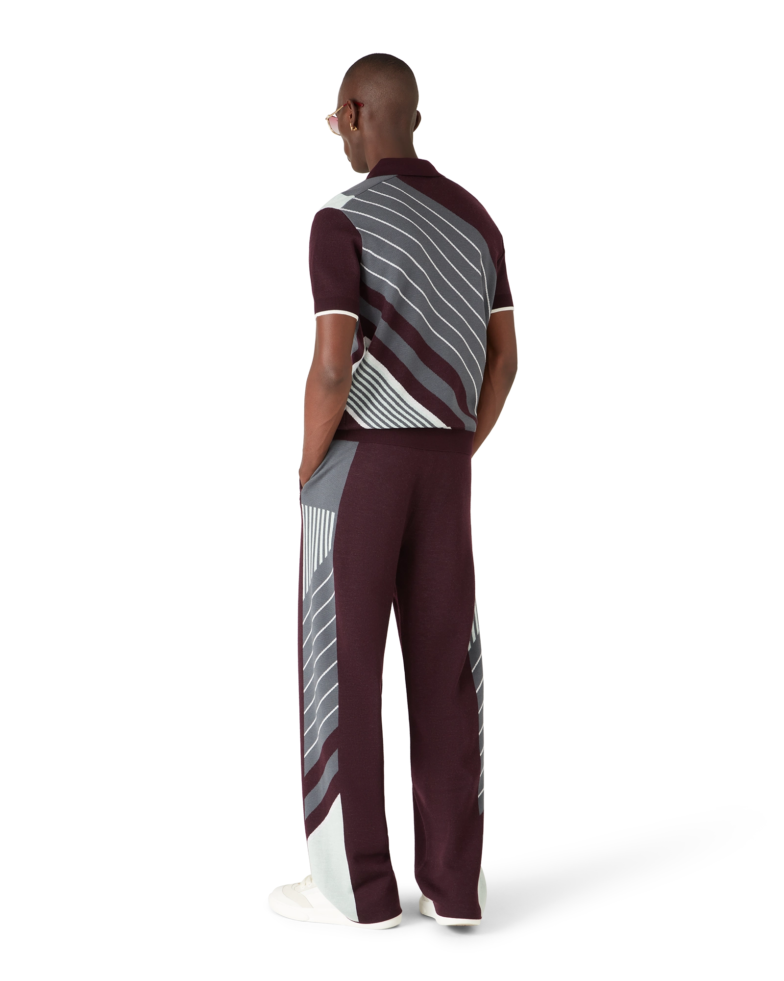 Merino Diagonal Tennis Polo - Image 5