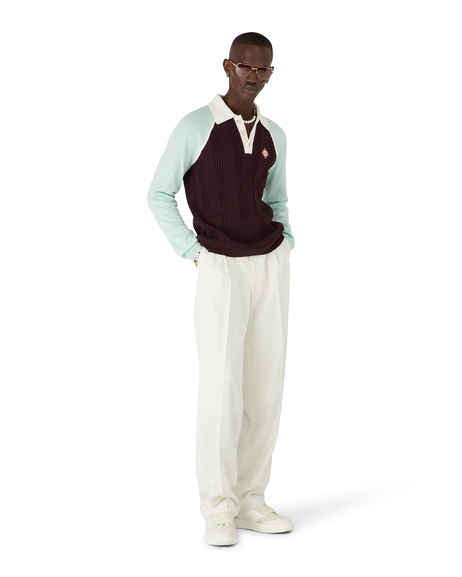 Tennis Long Sleeve Polo - Image 2