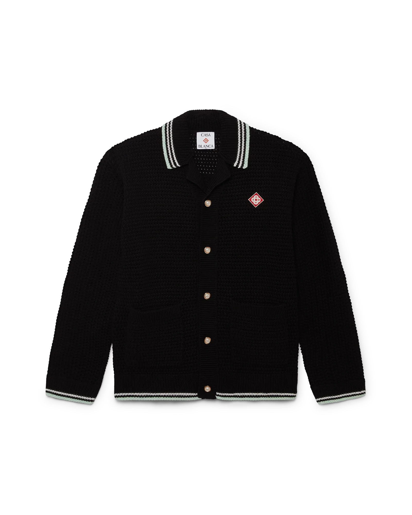 Embroidered Cotton Crochet Long Sleeve Shirt - Image 6