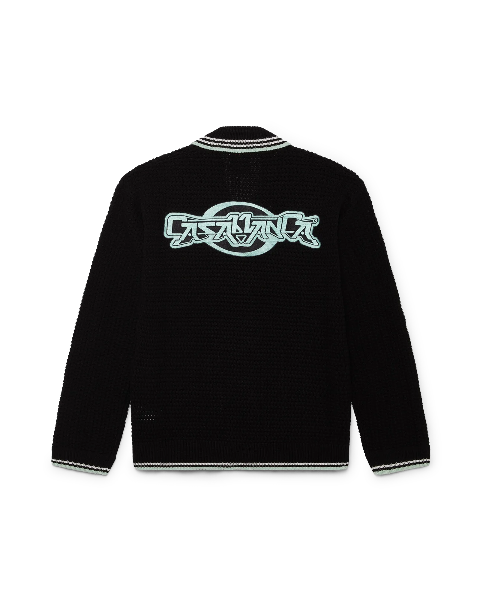 Embroidered Cotton Crochet Long Sleeve Shirt