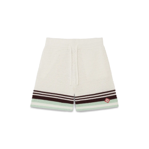Tennis Cotton Crochet Shorts