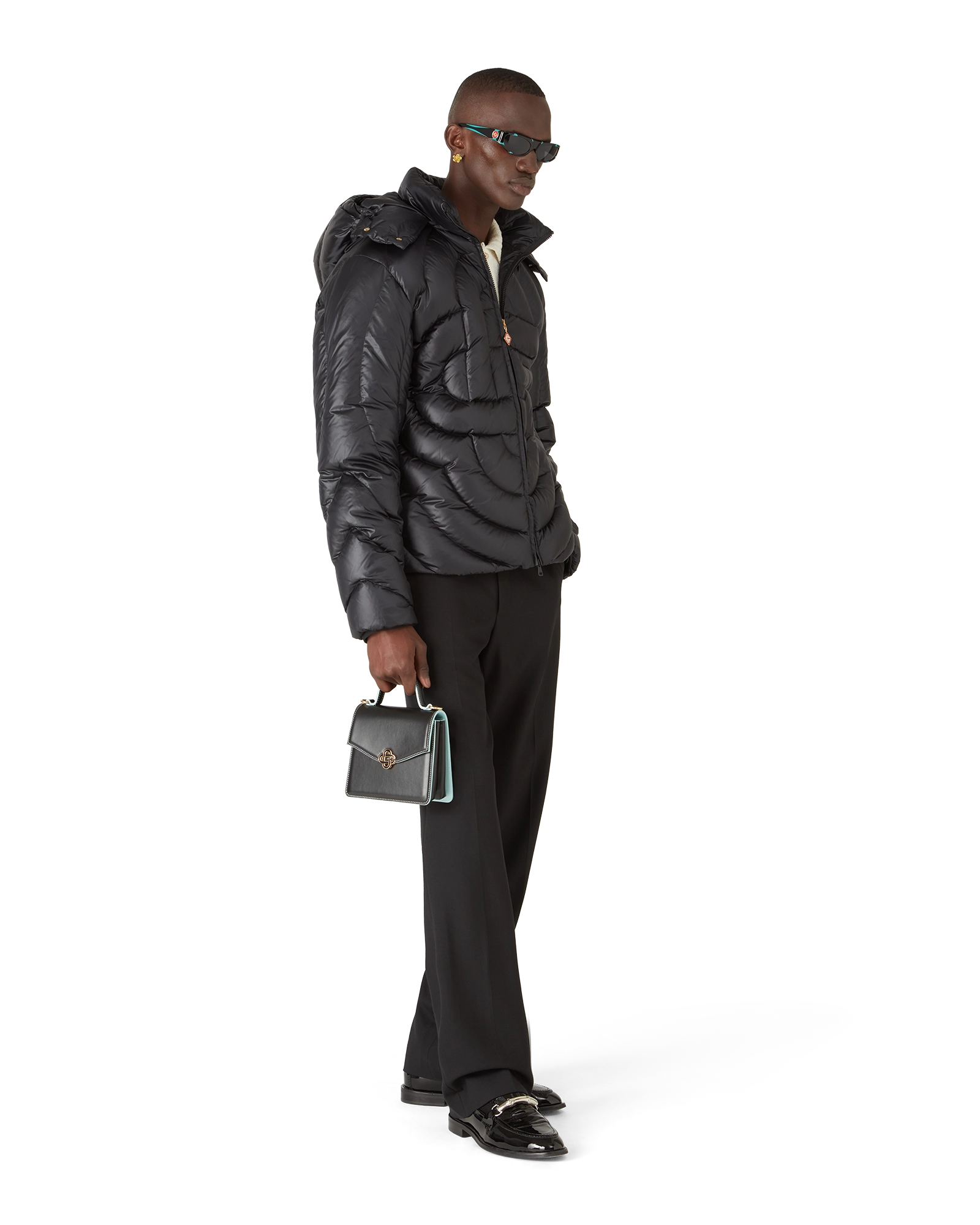 Monogram Quilted Nylon Down Puffer Jacket - Image 2