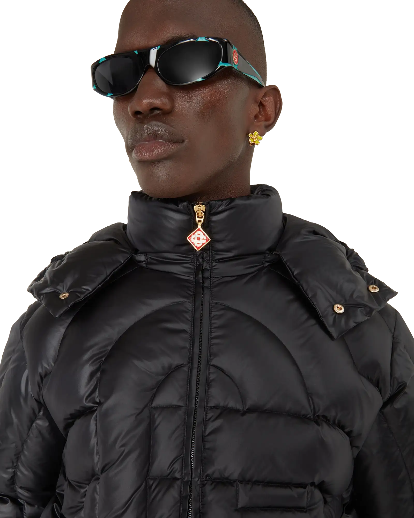 Monogram Quilted Nylon Down Puffer Jacket - Image 4
