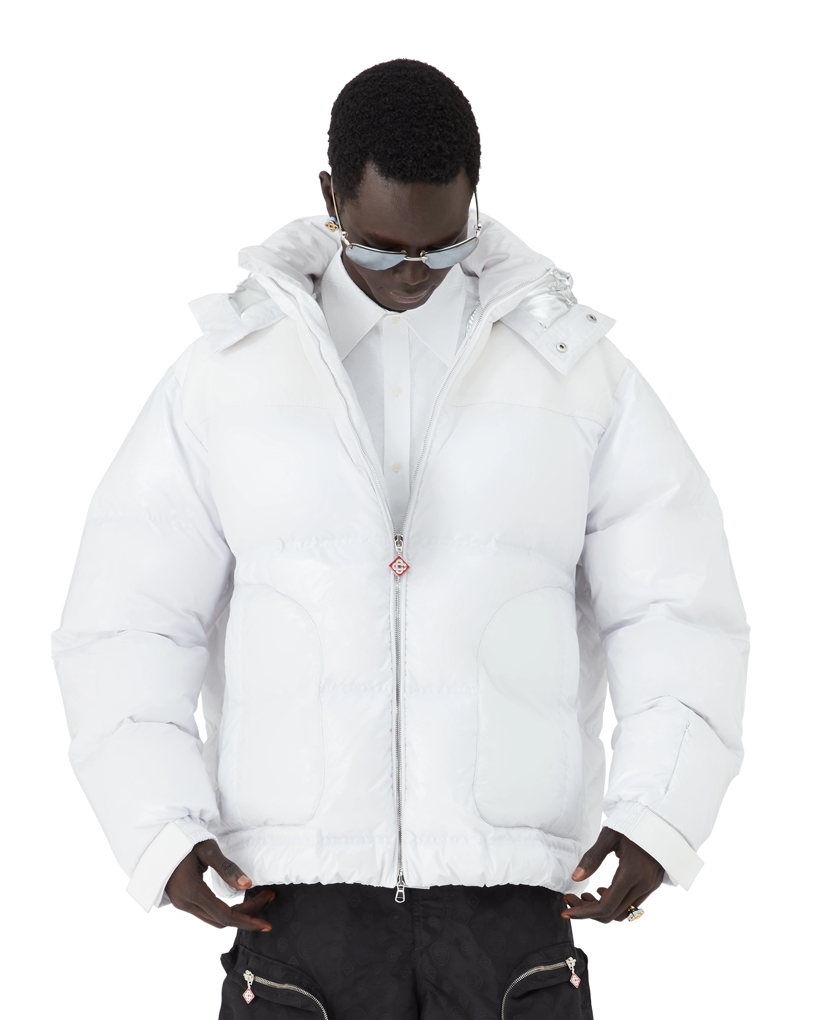Nylon & Ripstop Down Puffer Jacket - Image 4