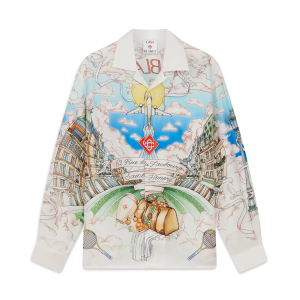 Paris Store Long Sleeve Silk Shirt