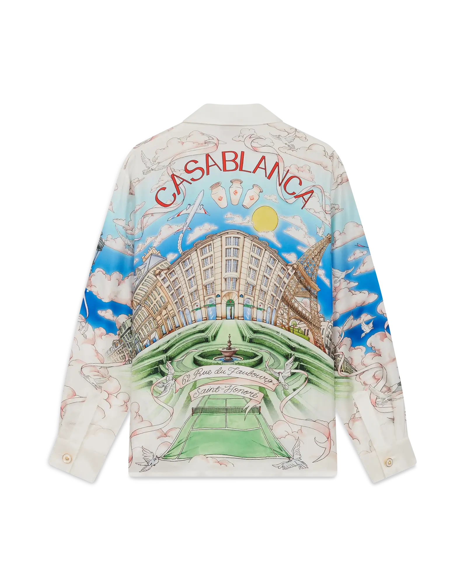 Paris Store Classic Long Sleeve Silk Shirt - Image 6