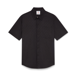 Cotton Monogram Short Sleeve Shirt