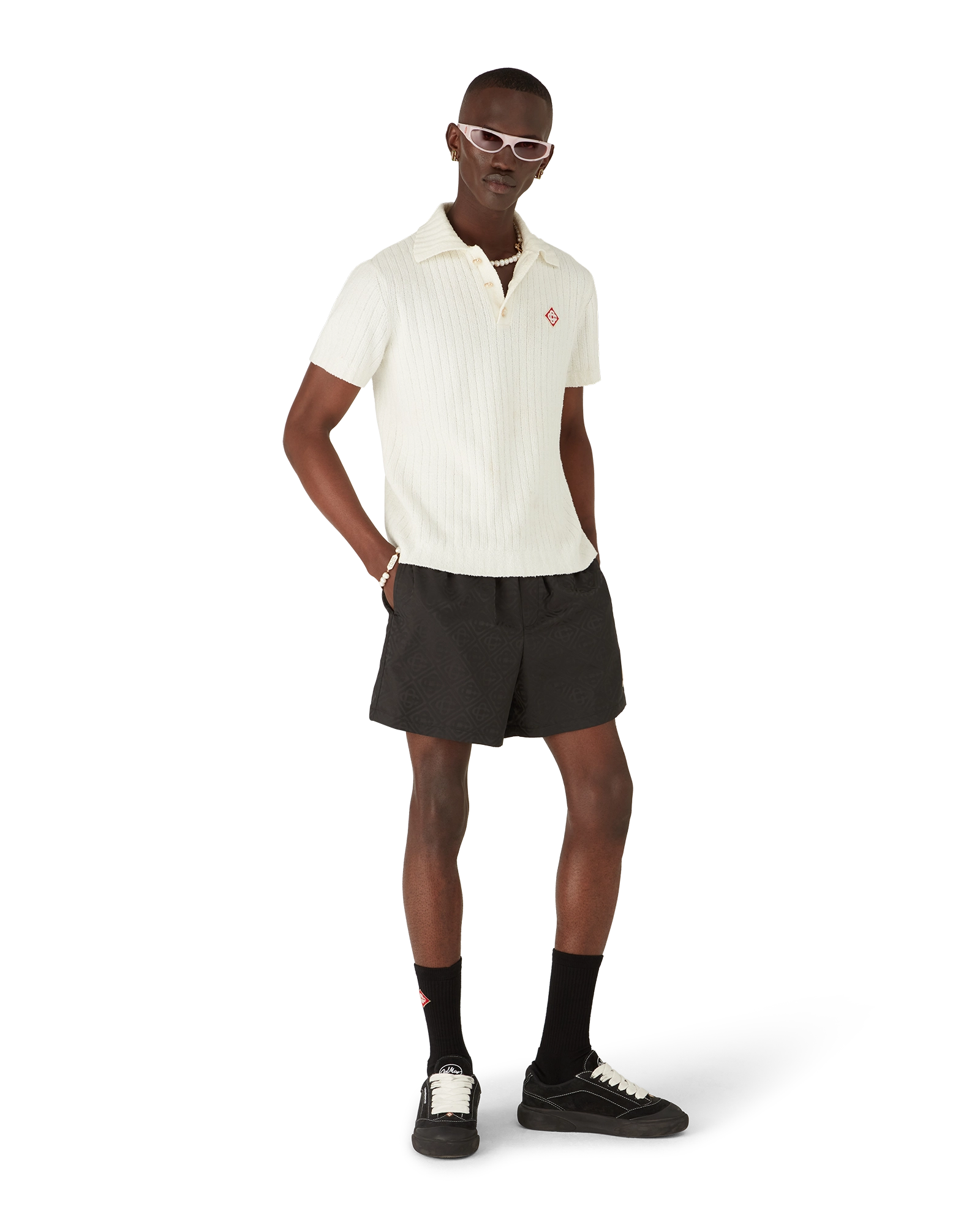 Monogram Jacquard Swim Shorts - Image 2