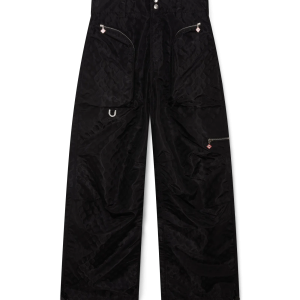 Nylon Jacquard Cargo Trousers