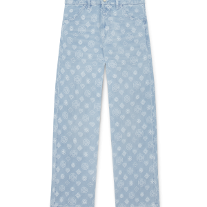 Denim Monogram Relaxed Fit Jeans