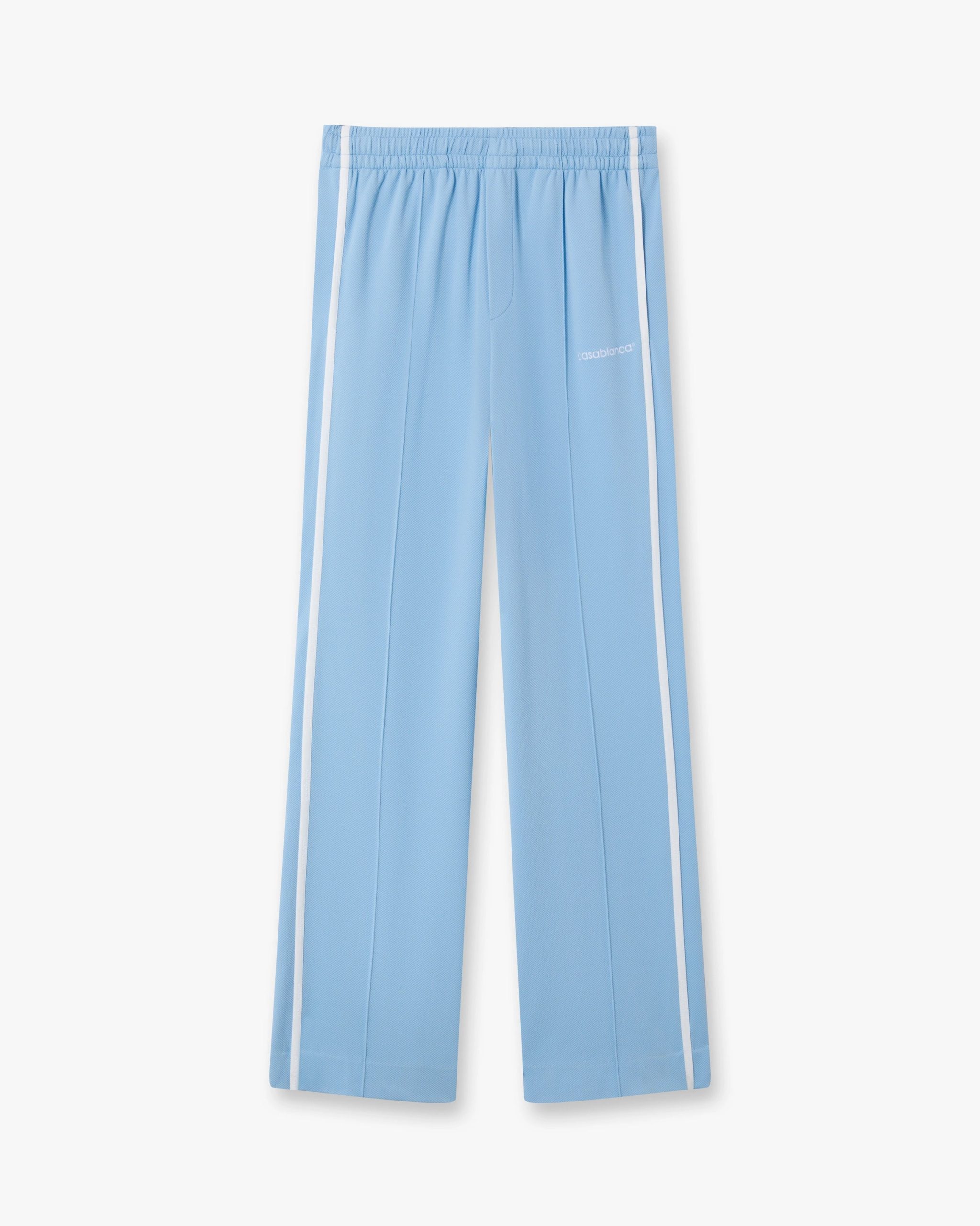 Pale Blue Pique Track Pants
