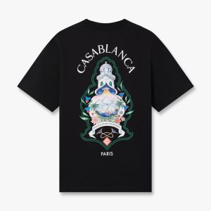 Black Hotel Emblem Short Sleeve T-Shirt