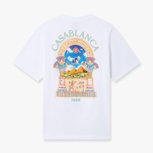 White Egyptian L'Arche Short Sleeve T-Shirt