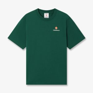 Green Sport Type Short Sleeve T-Shirt