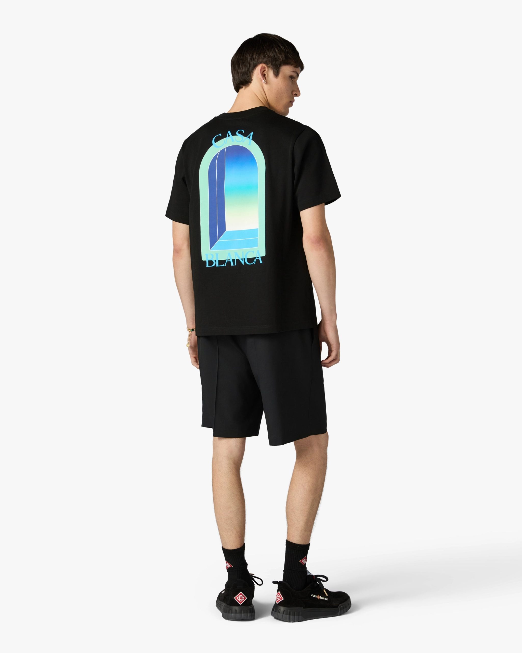 Black & Mint L'Arche Short Sleeve T-Shirt - Image 3