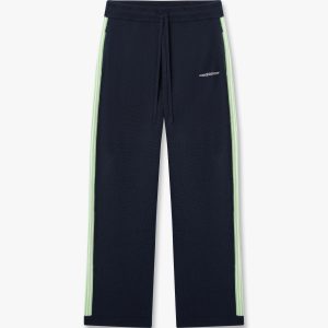 Navy Merino Track Trousers