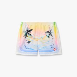 Multicolour Airspray Jacquard Swim Shorts