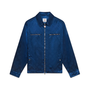 Blue Nylon Shacket