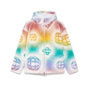 Halftone Monogram Fleece Jacket