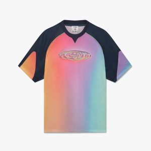 Glass Gradient Short Sleeve Football Shirt