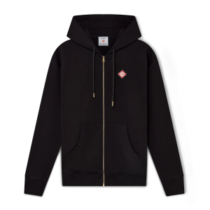 Diamond Logo Zip Hooded Sweatshirt