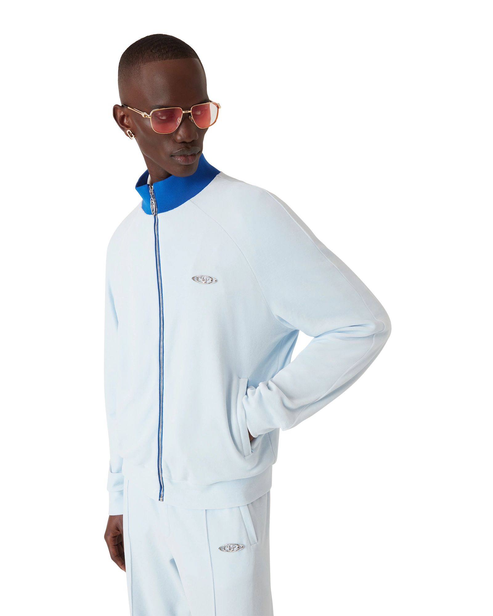 Velour Track Jacket - Image 4