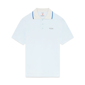 Velour Short Sleeve Polo Shirt