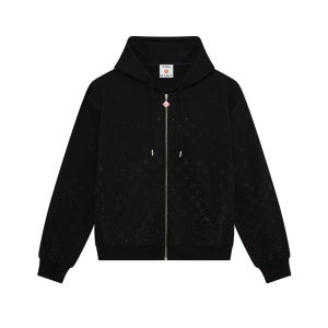 Crystal Monogram Long Sleeve Sweatshirt