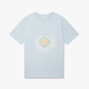 Airbrush Smiley Short Sleeve T-Shirt