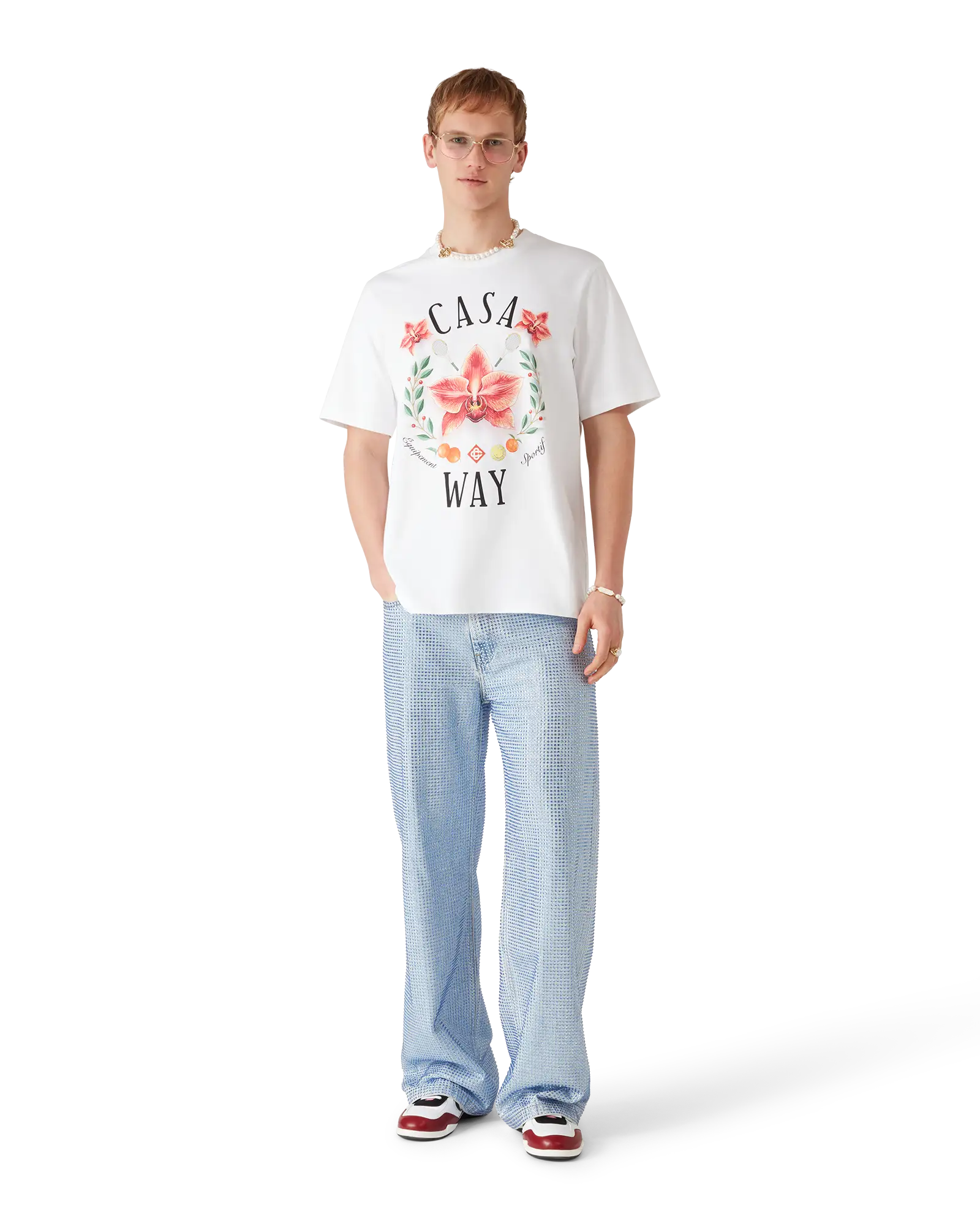 Casa Way Orchid Logo Short Sleeve T-Shirt - Image 2