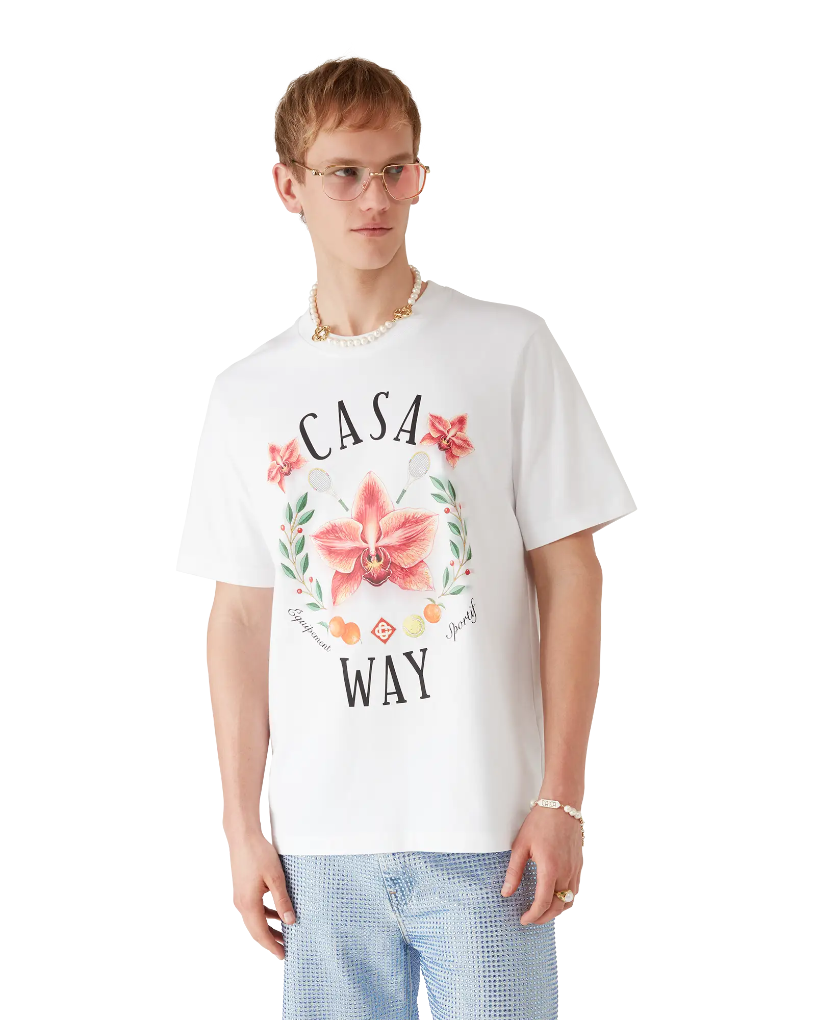 Casa Way Orchid Logo Short Sleeve T-Shirt - Image 4