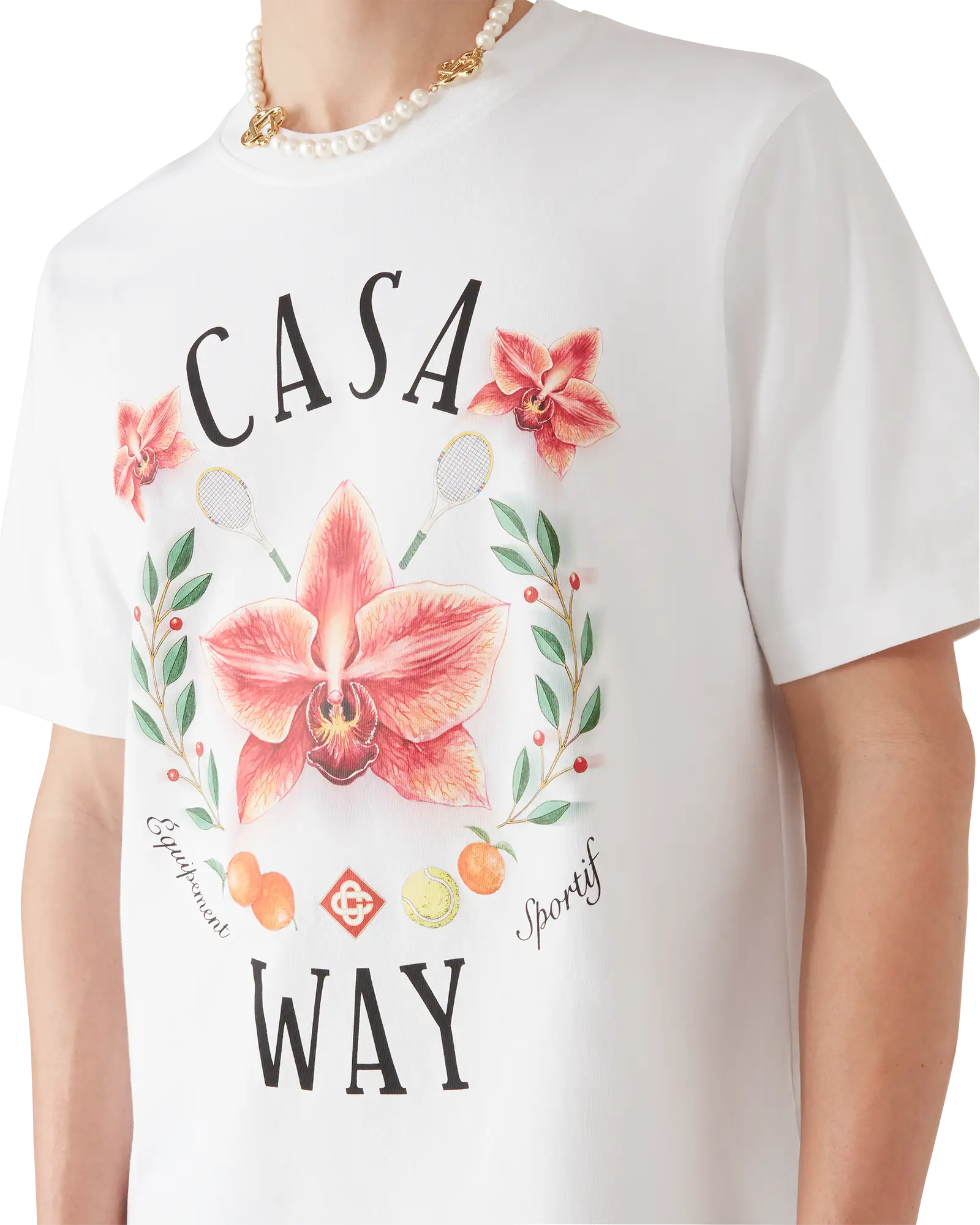 Casa Way Orchid Logo Short Sleeve T-Shirt - Image 5