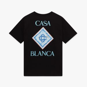 Black Casablanca Pool Short Sleeve T-Shirt