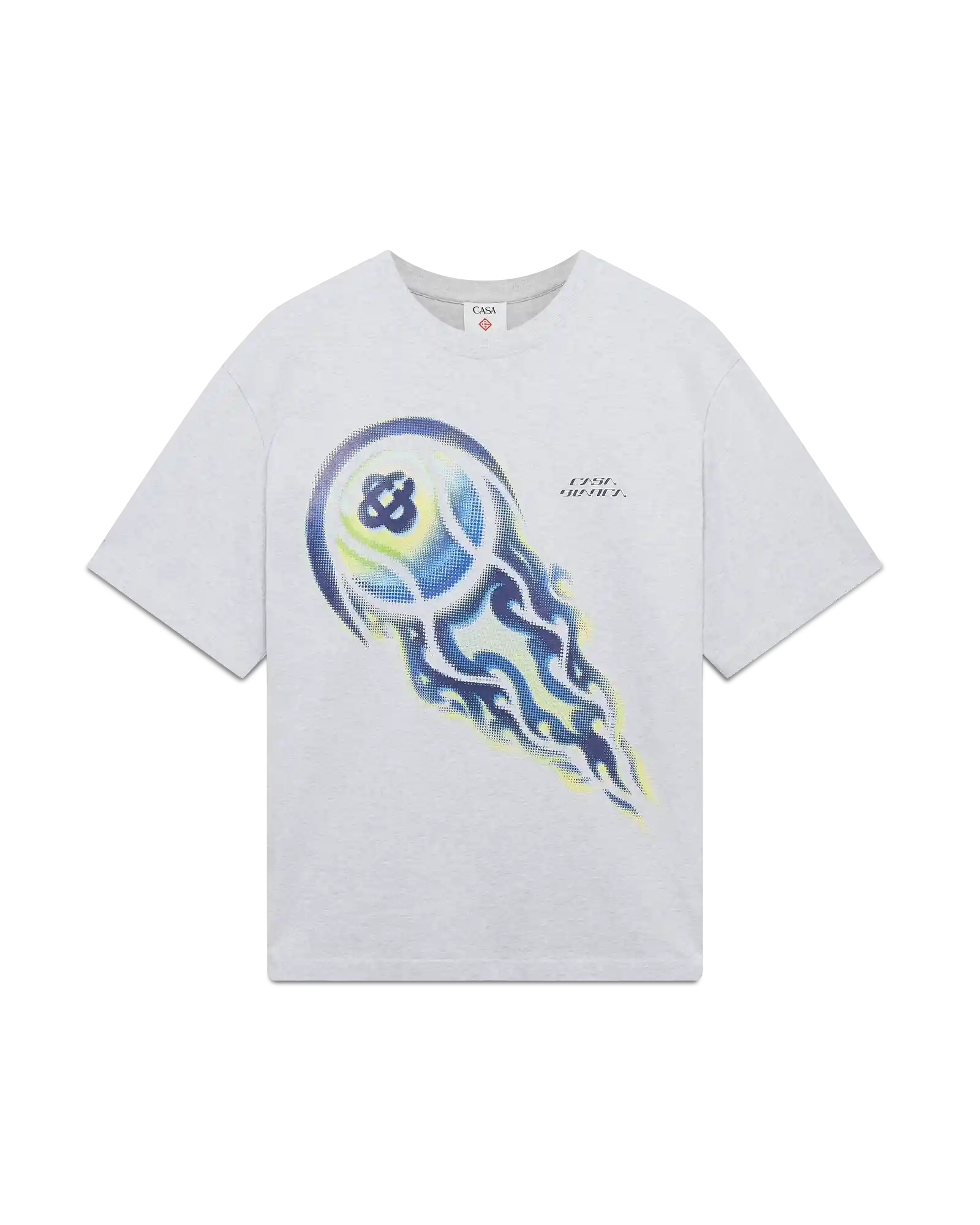 Flaming Tennis Ball Oversized Short Sleeve T-Shirt
