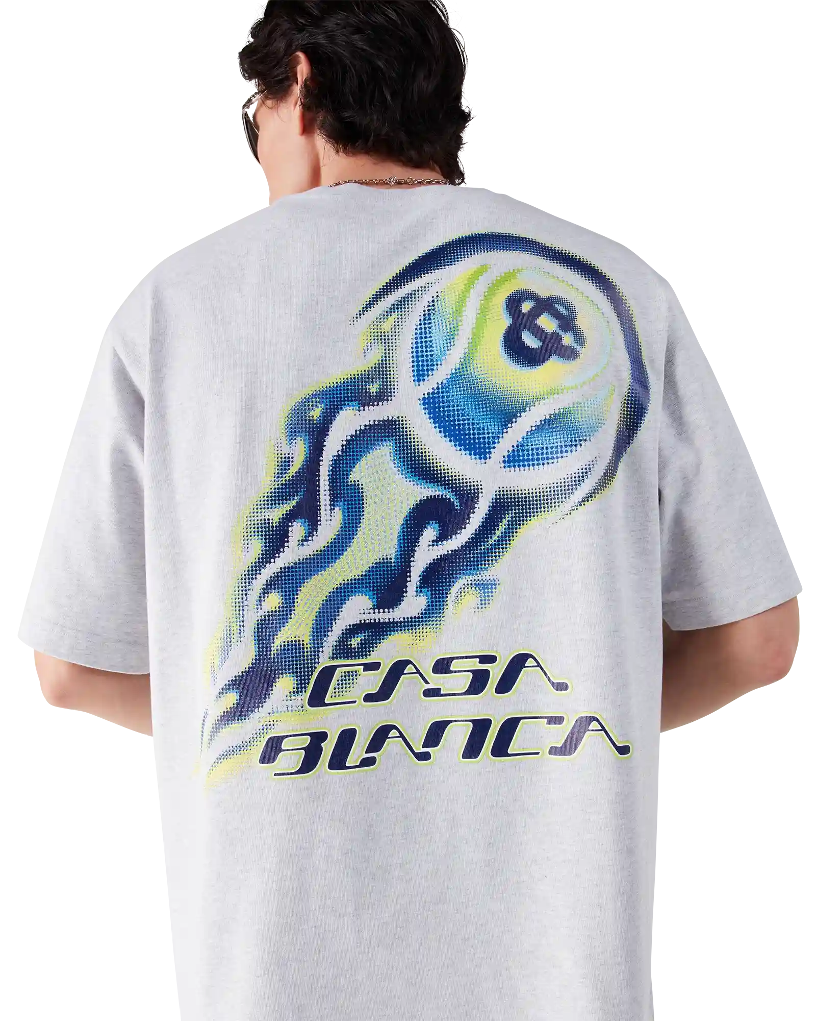 Flaming Tennis Ball Oversized Short Sleeve T-Shirt - Image 5