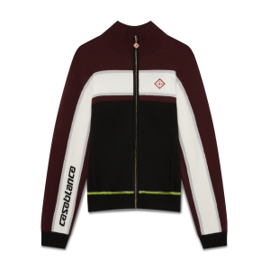 Stripe Merino Knit Track Jacket