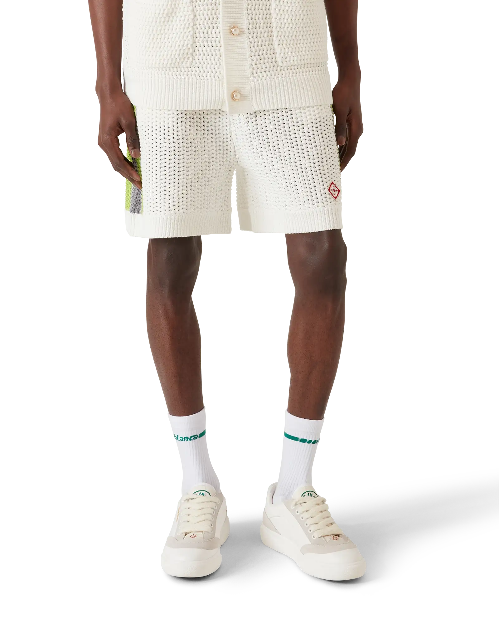 Stripe Crochet Shorts - Image 4
