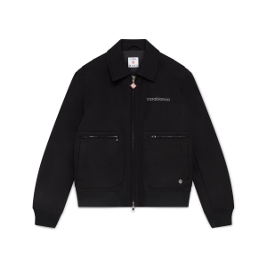 Black Wool Blouson