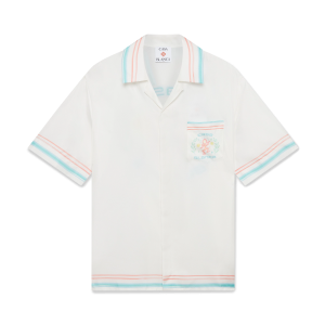 Dance Joy Short Sleeve Silk Shirt