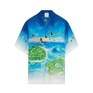 Beyond Destiny Short Sleeve Silk Shirt