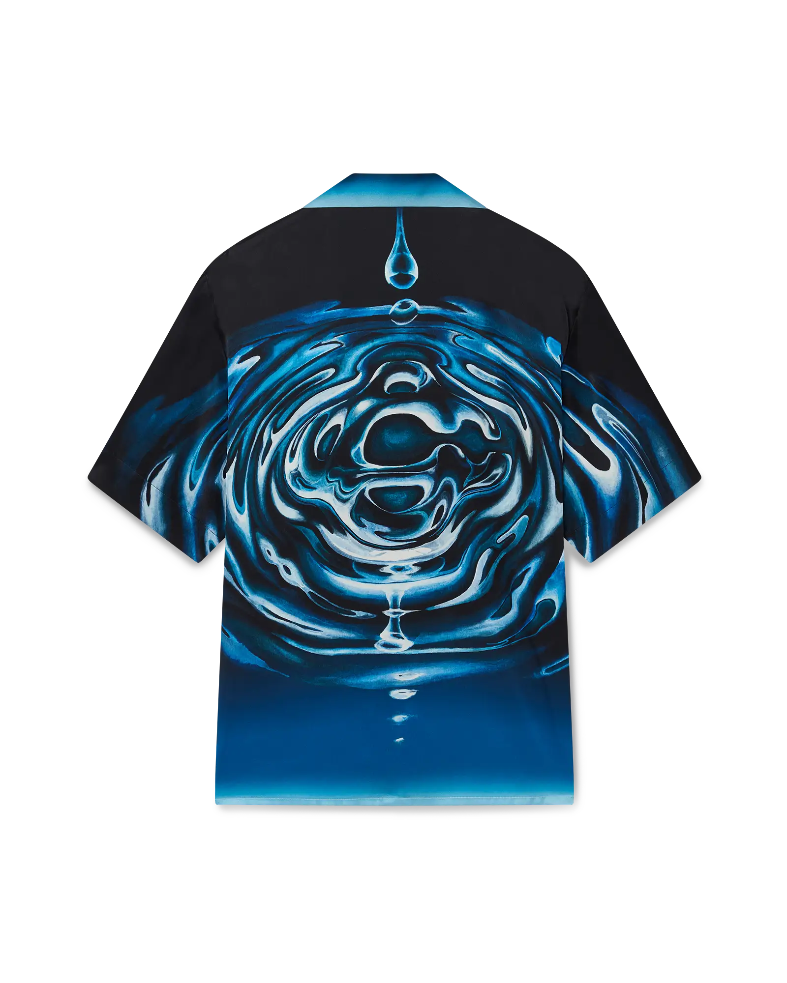 Warped Logo Repeat Silk Short Sleeve Shirt - Image 2