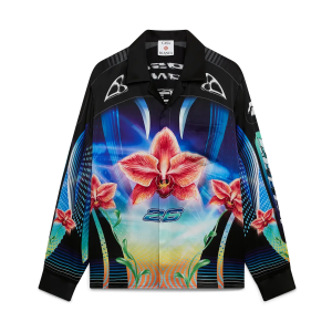 Orchid Racer Long Sleeve Silk Shirt