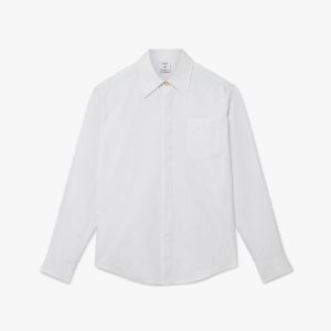 White Monogram Long Sleeve Shirt
