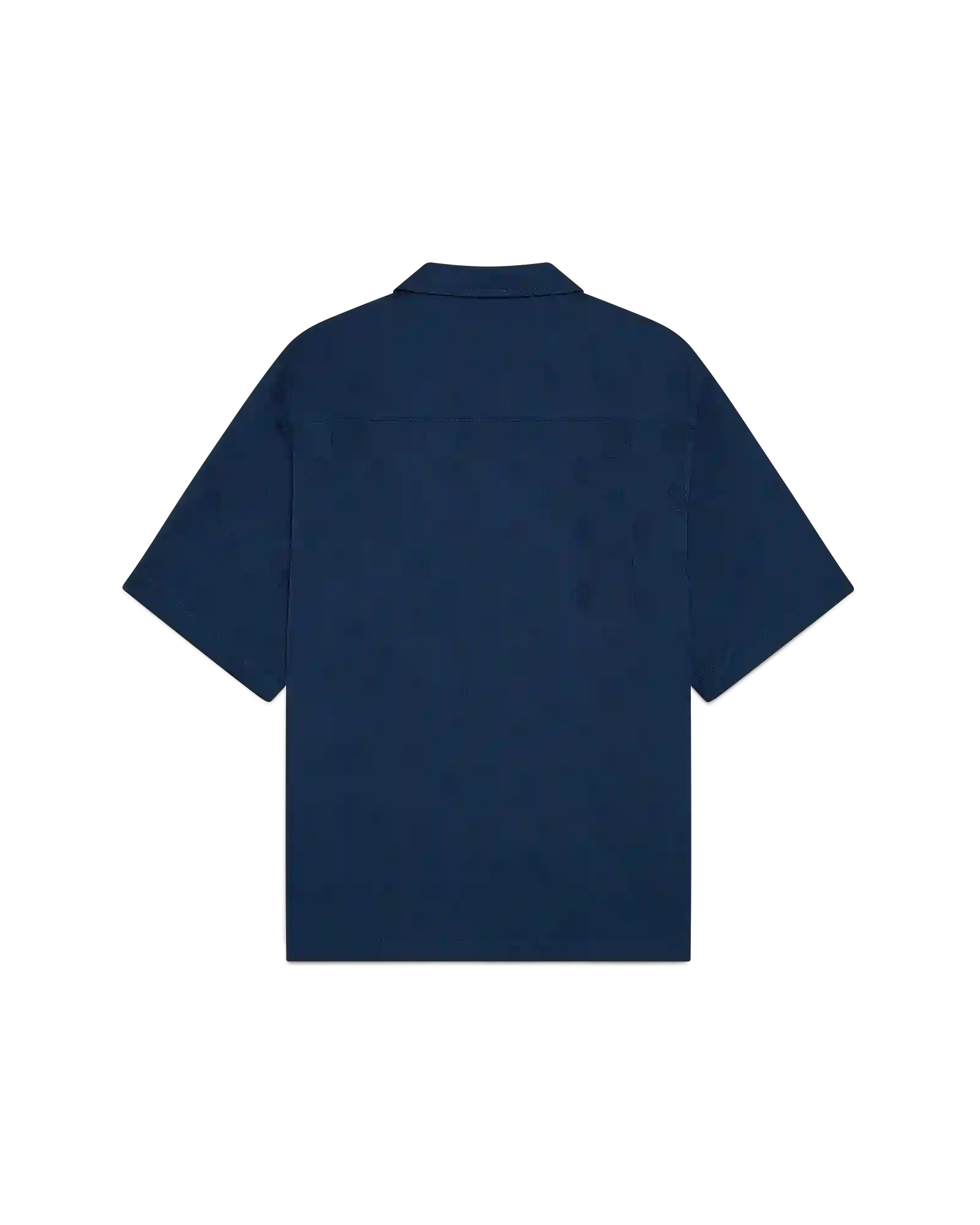Navy Monogram Short Sleeve Shirt - Image 6