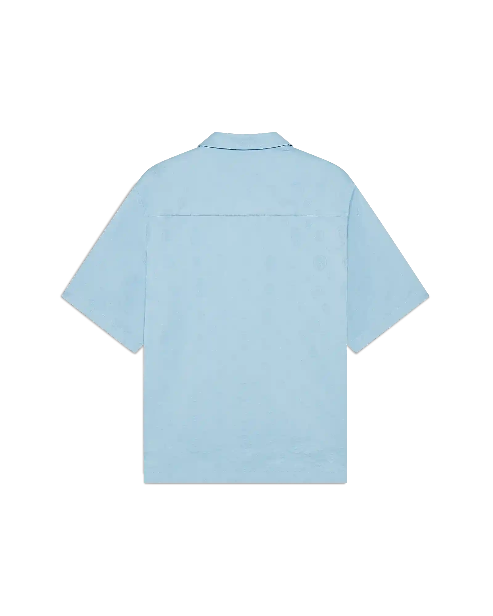 Light Blue Monogram Short Sleeve Shirt - Image 6