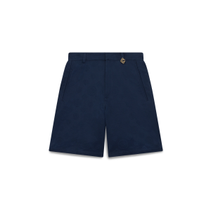 Navy Monogram Shorts