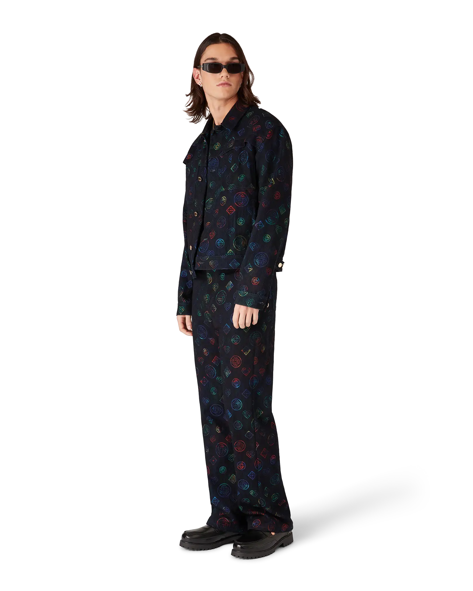 Heatmap Monogram Denim Jeans - Image 2