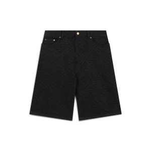 Laser Monogram Denim Shorts